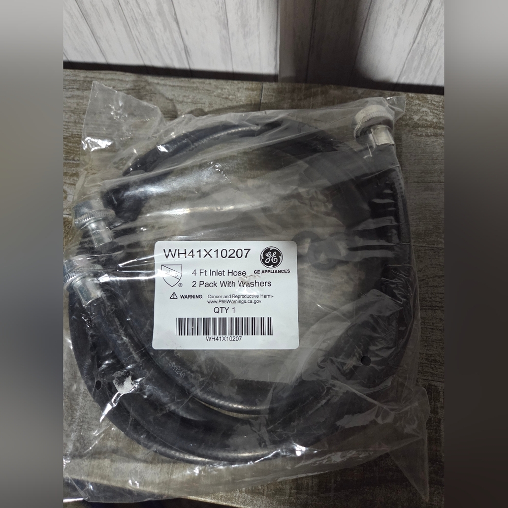 GE Appliances 4 ft Inlet Hose (2 pack)